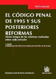 CÓDIGO PENAL DE 1995 Y SUS POSTERIORES REFORMAS, EL | 9788490040133 | ALTÉS MARTÍ, MIGUEL ÁNGEL / BAÑOS ALONSO, JOAQUÍN RAMÓN / NUÑO DE LA ROSA AMORES, JOSÉ ANTONIO | Llibreria La Gralla | Librería online de Granollers