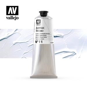 ACRÍLIC STUDIO VALLEJO 58ML 11- BLANC DE TITANI | 8429551210119 | Llibreria La Gralla | Llibreria online de Granollers