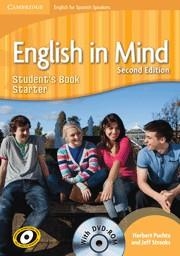 ENGLISH IN MIND FOR SPANISH SPEAKERS STARTER LEVEL STUDENT'S BOOK WITH DVD-ROM | 9788483239551 | Llibreria La Gralla | Librería online de Granollers