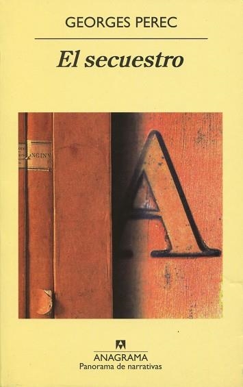 SECUESTRO, EL | 9788433908360 | PEREC, GEORGES | Llibreria La Gralla | Librería online de Granollers