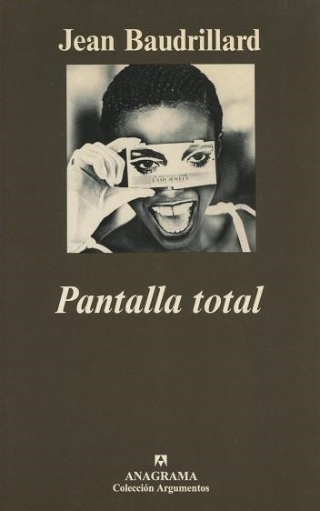 PANTALLA TOTAL (ARGUMENTOS 242) | 9788433905932 | BAUDRILLARD, JEAN | Llibreria La Gralla | Llibreria online de Granollers