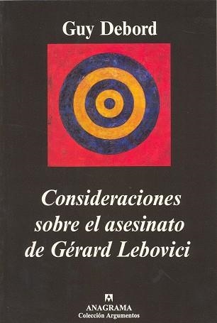 CONSIDERACIONES SOBRE EL ASESINATO LEBOVICI | 9788433961570 | DEBORD, GUY | Llibreria La Gralla | Llibreria online de Granollers