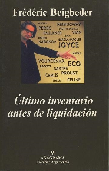 ULTIMO INVENTARIO ANTES DE LIQUIDACION | 9788433961815 | BEIGBEDER, FREDERIC | Llibreria La Gralla | Librería online de Granollers