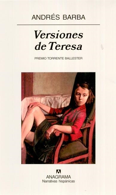 VERSIONES DE TERESA (NARRATIVAS HISPANICAS 392) | 9788433971302 | BARBA, ANDRES | Llibreria La Gralla | Llibreria online de Granollers