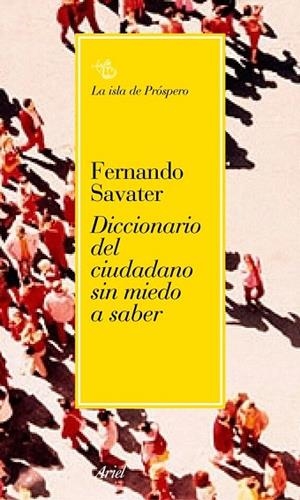 DICCIONARIO DEL CIUDADANO SIN MIEDO A SABER | 9788434453395 | SAVATER, FERNANDO | Llibreria La Gralla | Librería online de Granollers