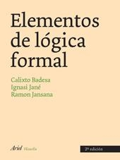 ELEMENTOS DE LOGICA FORMAL | 9788434487772 | BADESA; JANE; JANSANA | Llibreria La Gralla | Librería online de Granollers