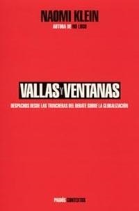 VALLAS Y VENTANAS | 9788449313288 | KLEIN, NAOMI | Llibreria La Gralla | Llibreria online de Granollers