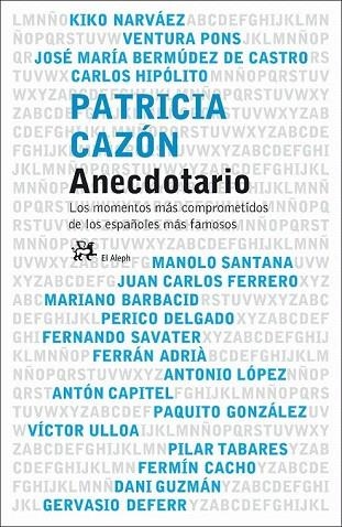 ANECDOTARIO | 9788476697122 | CAZON, PATRICIA | Llibreria La Gralla | Llibreria online de Granollers