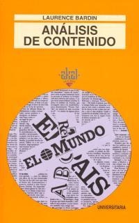 ANÁLISIS DE CONTENIDO | 9788476000939 | BARDIN, LAURENCE | Llibreria La Gralla | Llibreria online de Granollers