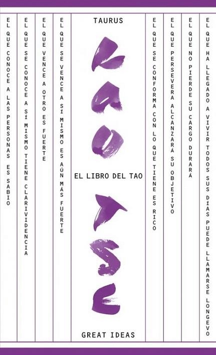 LIBRO DEL TAO, EL | 9788430609307 | TSE, LAO | Llibreria La Gralla | Llibreria online de Granollers