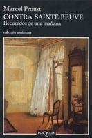 CONTRA SAINTE-BEUVE. RECUERDOS DE UNA MAÑANA (ANDANZAS 587) | 9788483103180 | PROUST, MARCEL | Llibreria La Gralla | Llibreria online de Granollers