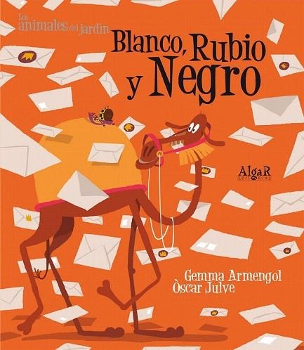 BLANCO RUBIO Y NEGRO (IMPRENTA. LOS ANIMALES DEL JARDÍN, 8) | 9788498453973 | ARMENGOL, GEMMA; JUVE, ÒSCAR | Llibreria La Gralla | Llibreria online de Granollers