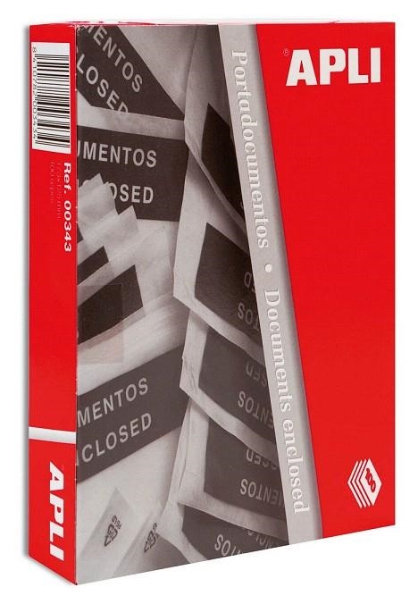 SOBRE ADHESIV0"CONTIENE DOCUMENTOS"(100U) | APL00343 | Llibreria La Gralla | Llibreria online de Granollers