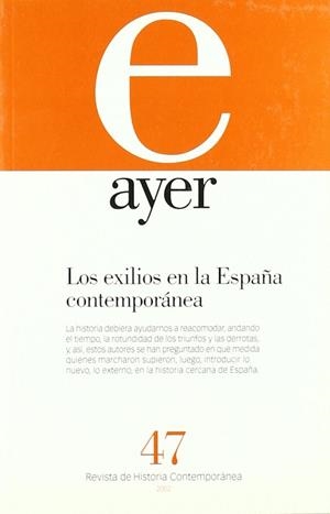 AYER 47 (REVISTA) | 9788495379481 | Llibreria La Gralla | Llibreria online de Granollers