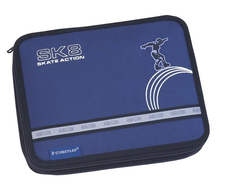 PLUMIER ESCOLAR DOS PISOS SK8 BLAU | 8413544831511 | STD61SET143 | Llibreria La Gralla | Librería online de Granollers