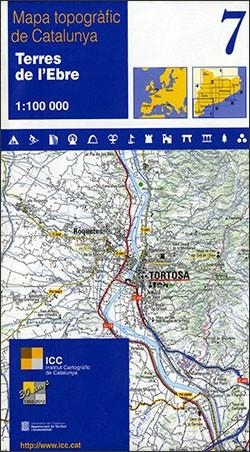 TERRES DE L'EBRE MAPA TOGRAFIC DE CATALUNYA 7 | 9788439388814 | ICC | Llibreria La Gralla | Librería online de Granollers