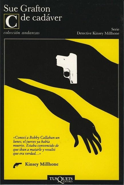 C DE CADAVER (ANDANZAS 111) | 9788472231825 | Grafton, Sue | Llibreria La Gralla | Llibreria online de Granollers