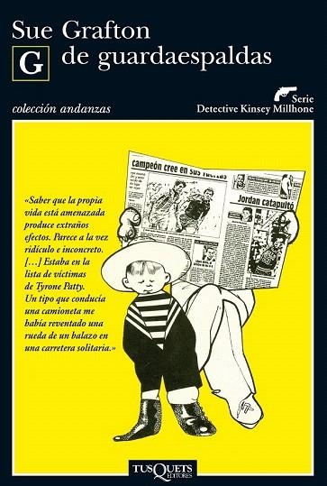 G DE GUARDAESPALDAS (ANDANZAS 111) | 9788472234987 | Grafton, Sue | Llibreria La Gralla | Librería online de Granollers