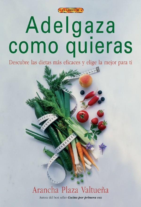 ADELGAZA COMO QUIERAS | 9788496365445 | PLAZA VALTUEÑA, ARANCHA | Llibreria La Gralla | Librería online de Granollers