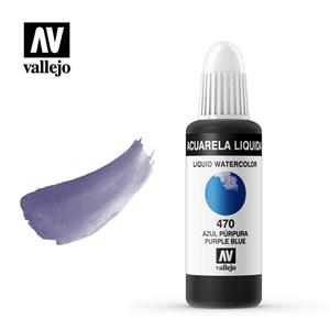 AQUAREL. LÍQUIDA VALLEJO 32ML 470-BLAU PÚRPURA | VAL334709 | 334709 | Llibreria La Gralla | Llibreria online de Granollers