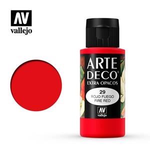 ART DECO VALLEJO 60ML 29 VERMELL FOC | 8429551850292 | 85029 | Llibreria La Gralla | Librería online de Granollers