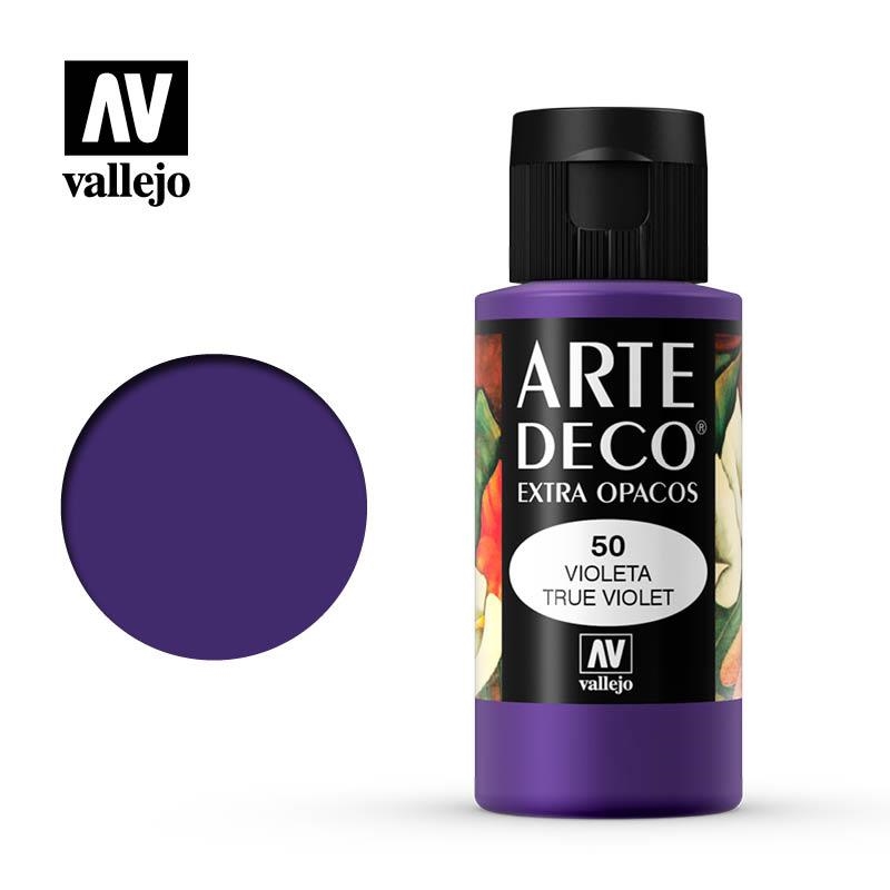 ART DECO VALLEJO 60ML 50 VIOLETA | 8429551850506 | 85050 | Llibreria La Gralla | Librería online de Granollers