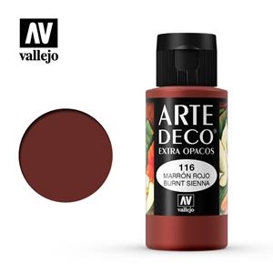 ART DECO VALLEJO 60ML 116 MARRON VERMELL | 8429551851169 | 85116 | Llibreria La Gralla | Llibreria online de Granollers