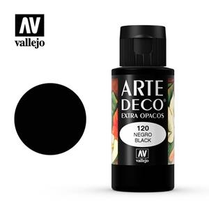 ART DECO VALLEJO 60ML 120 NEGRE | 8429551851206 | 85120 | Llibreria La Gralla | Librería online de Granollers