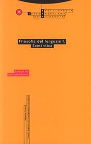 FILOSOFÍA DEL LENGUAJE I. SEMÁNTICA | 9788481642452 | ACERO, JUAN JOSÉ | Llibreria La Gralla | Librería online de Granollers