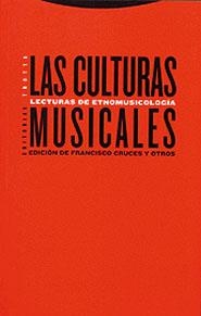 CULTURAS MUSICALES LECTURAS DE ETNOMUSICOLOGIA, LAS | 9788481644746 | CRUCES, FRANCISCO (ED) | Llibreria La Gralla | Llibreria online de Granollers