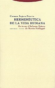 HERMENAUTICA DE LA VIDA HUMANA | 9788481645507 | SEGURA PERAITA, CARMEN | Llibreria La Gralla | Librería online de Granollers