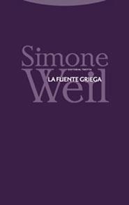 FUENTE GRIEGA, LA | 9788481647471 | WEIL, SIMONE | Llibreria La Gralla | Librería online de Granollers