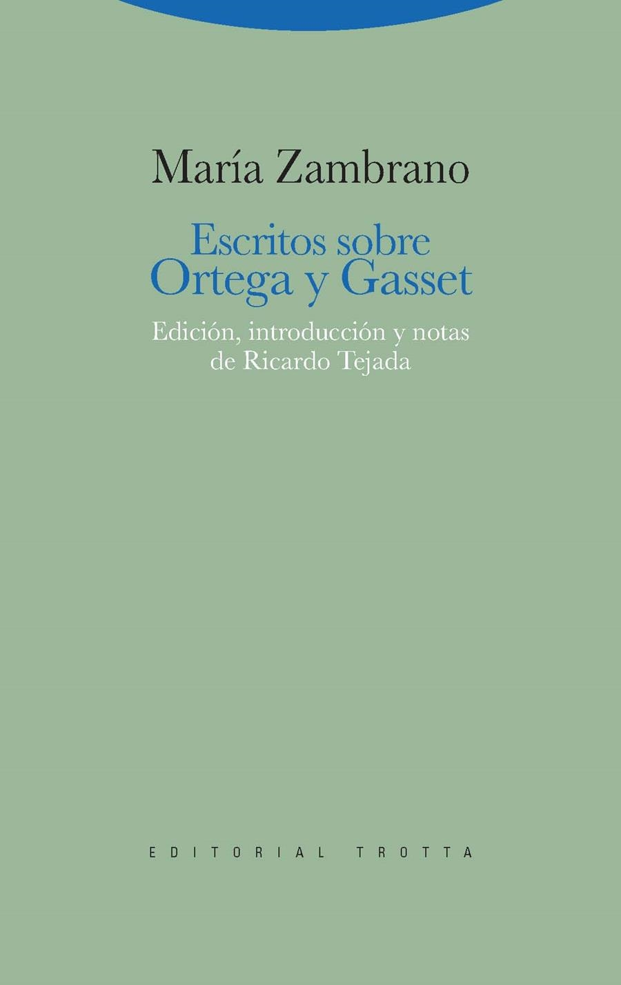 ESCRITOS SOBRE ORTEGA | 9788498792232 | ZAMBRANO, MARÍA | Llibreria La Gralla | Llibreria online de Granollers