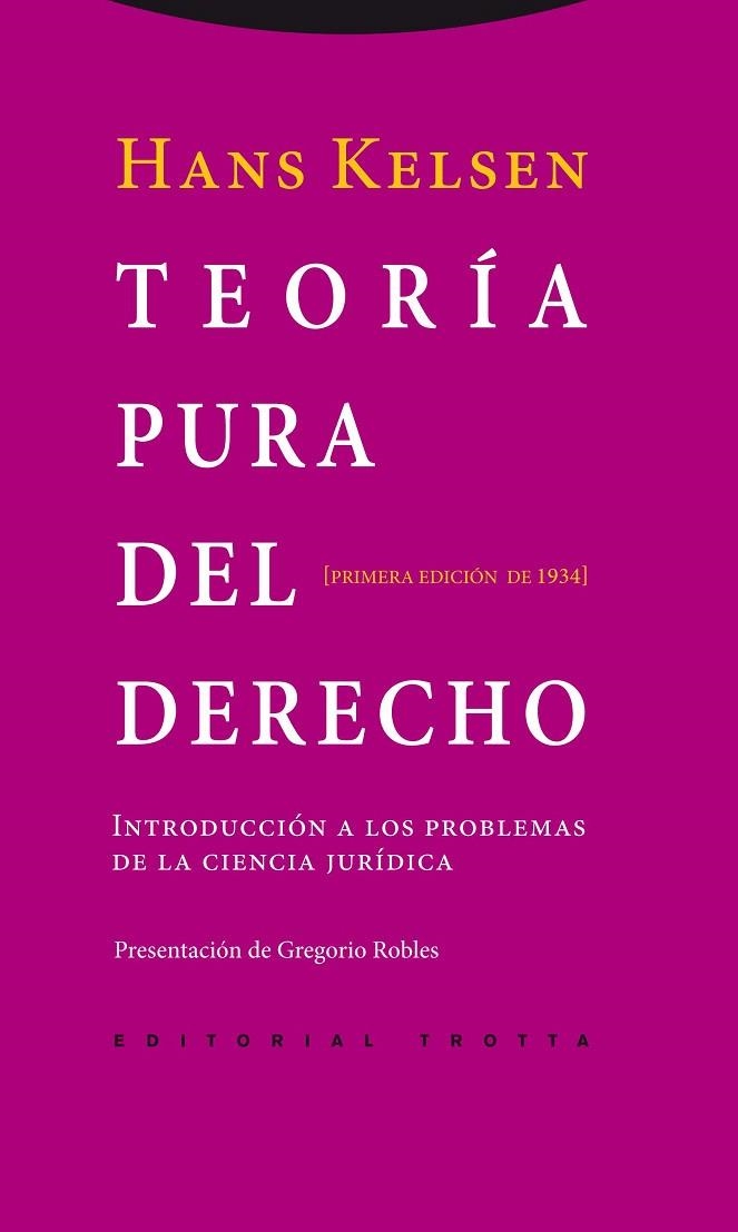 TEORÍA PURA DEL DERECHO | 9788498792355 | KELSEN, HANS | Llibreria La Gralla | Llibreria online de Granollers