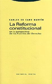 REFORMA CONSTITUCIONAL, LA | 9788481645880 | CABO MARTIN, CARLOS DE | Llibreria La Gralla | Librería online de Granollers