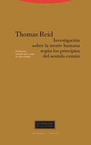 INVESTIGACION SOBRE LA MENTE HUMANA SEGUN LOS PRINCIPIOS DEL | 9788481646696 | REID, THOMAS | Llibreria La Gralla | Llibreria online de Granollers