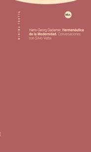 HERMENEUTICA DE LA MODERNIDAD | 9788481646740 | GADAMER, HANS GEORG | Llibreria La Gralla | Librería online de Granollers