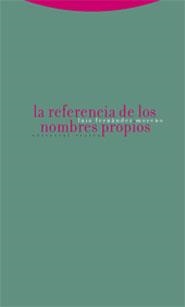 REFERENCIA DE LOS NOMBRES PROPIOS, LA | 9788481648249 | FERNANDEZ MORENO, LUIS | Llibreria La Gralla | Llibreria online de Granollers