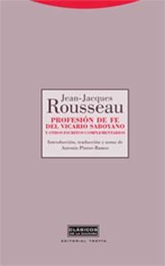 PROFESION DE FE DEL VICARIO SABOYANO | 9788481649048 | ROUSSEAU, JEAN JACQUES | Llibreria La Gralla | Librería online de Granollers