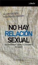 NO HAY RELACIÓN SEXUAL | 9788461090372 | BADIOU, ALAIN; CASSIN, BARBARA | Llibreria La Gralla | Llibreria online de Granollers