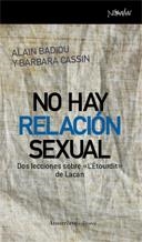 NO HAY RELACIÓN SEXUAL | 9788461090372 | BADIOU, ALAIN; CASSIN, BARBARA | Llibreria La Gralla | Librería online de Granollers