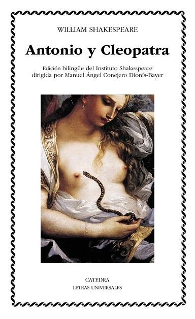 ANTONIO Y CLEOPATRA | 9788437631288 | SHAKESPEARE, WILLIAM | Llibreria La Gralla | Librería online de Granollers