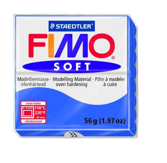 PASTA FIMO SOFT BLAU BRILLANT 56GR | 4006608809539 | FIM802033 | Llibreria La Gralla | Librería online de Granollers
