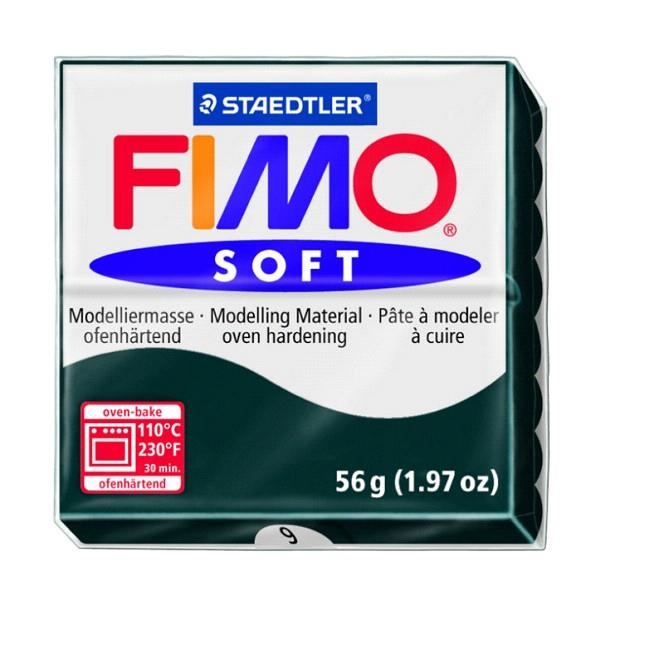 PASTA FIMO SOFT NEGRE 56GR | 4006608809898 | FIM80209 | Llibreria La Gralla | Llibreria online de Granollers