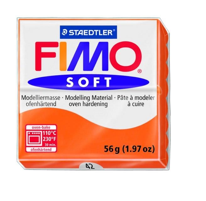 PASTA FIMO SOFT TARONJA 56GR | 4006608809638 | FIM802042 | Llibreria La Gralla | Llibreria online de Granollers