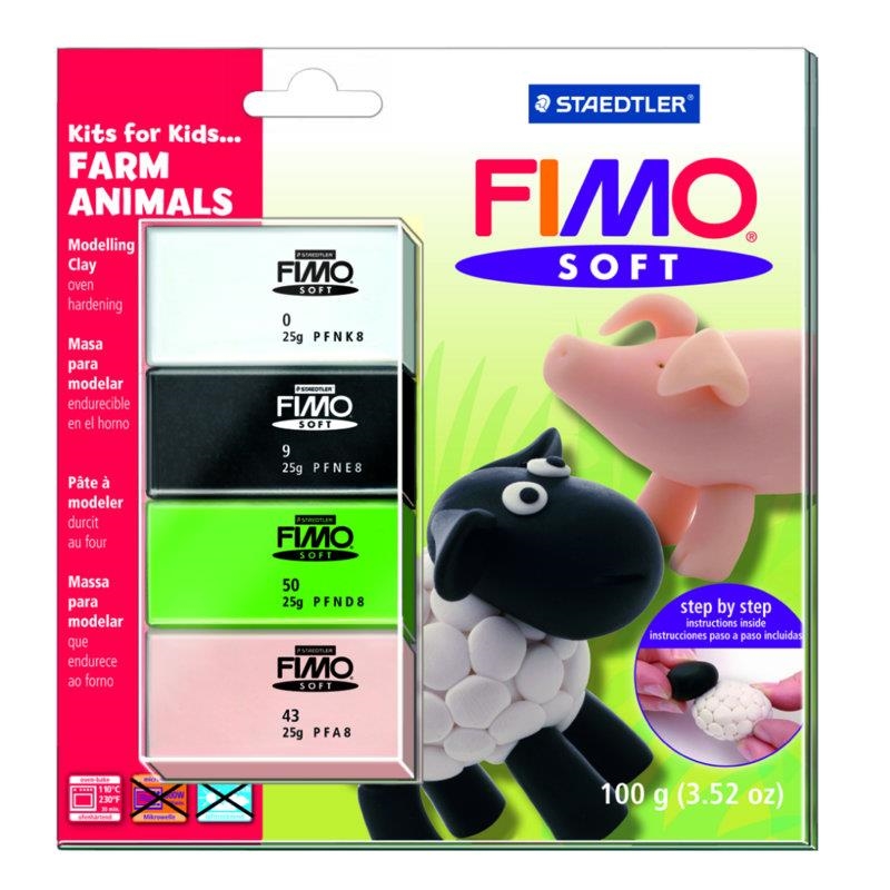 JOC PASTA FIMO FARM ANIMALS | 4006608001605 | FIM802433L2 | Llibreria La Gralla | Librería online de Granollers