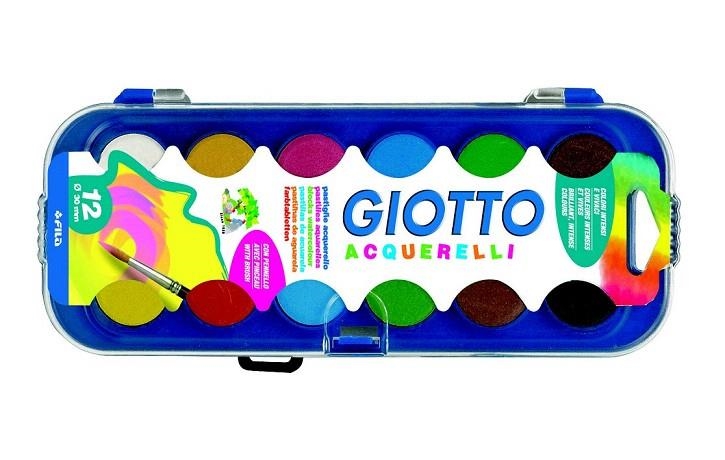 CAIXA AQUAREL.LA GIOTTO 12 UNIT | 8000825967702 | GIO331000 | Llibreria La Gralla | Librería online de Granollers