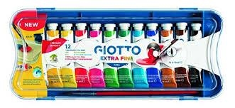 CAIXA TEMPERES GIOTTO 12 TUBS 21ML | 8000825311000 | Llibreria La Gralla | Librería online de Granollers