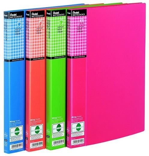 ***CARPETA 20 FUNDES PENTEL RECYCOLOGY A4 VERDA | 4902506072931 | PENDCF542K | Llibreria La Gralla | Librería online de Granollers