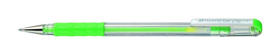 ***ROLLER HYBRID GEL 08 GRIP VERD CLAR | 3474377922321 | PENK118LK | Llibreria La Gralla | Librería online de Granollers